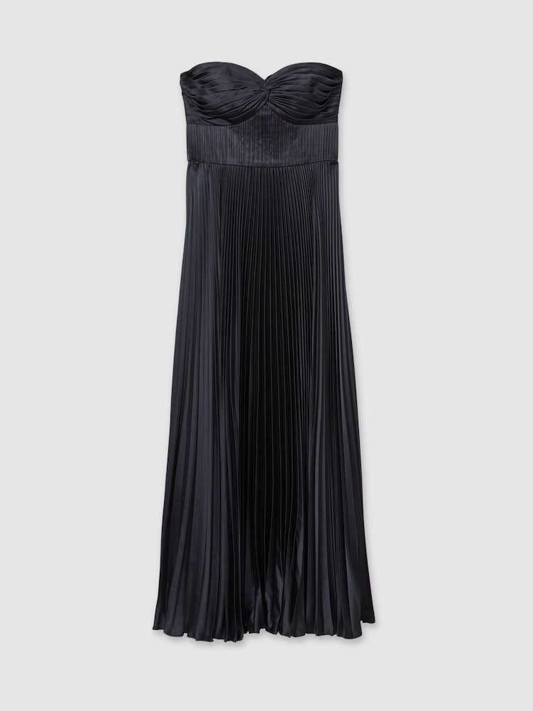 Amur Strapless Pleated Maxi Dress - Image 2 of 5