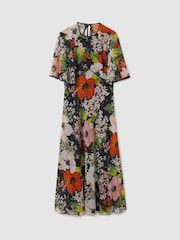 Florere Cape Detail Midi Dress - Image 2 of 7