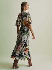 Florere Cape Detail Midi Dress - Image 6 of 7