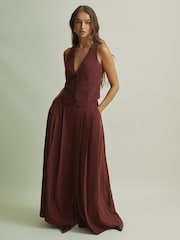 Florere Pleated Wide Leg Trousers - Image 1 of 6