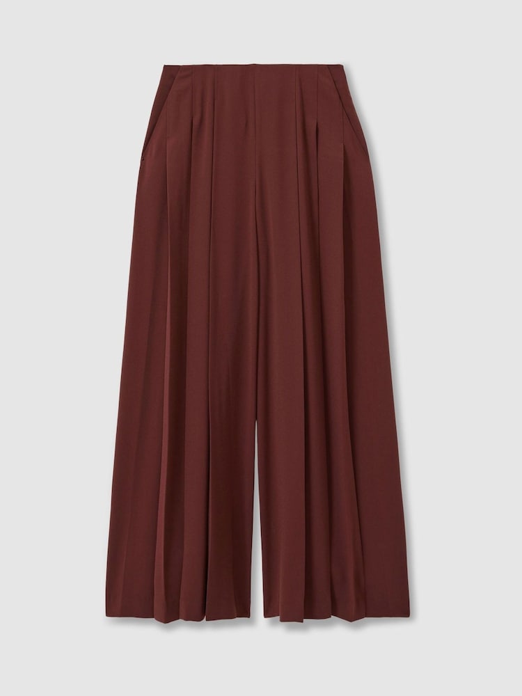 Florere Pleated Wide Leg Trousers - Image 2 of 6