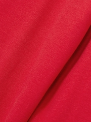 Reiss Red Carey 13-14 yrs Cotton-Jersey Roll-Neck Top with Stretch - Image 2 of 2