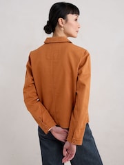 Seasalt Cornwall Brown Coombe Lane Cotton Jacket - Image 2 of 4