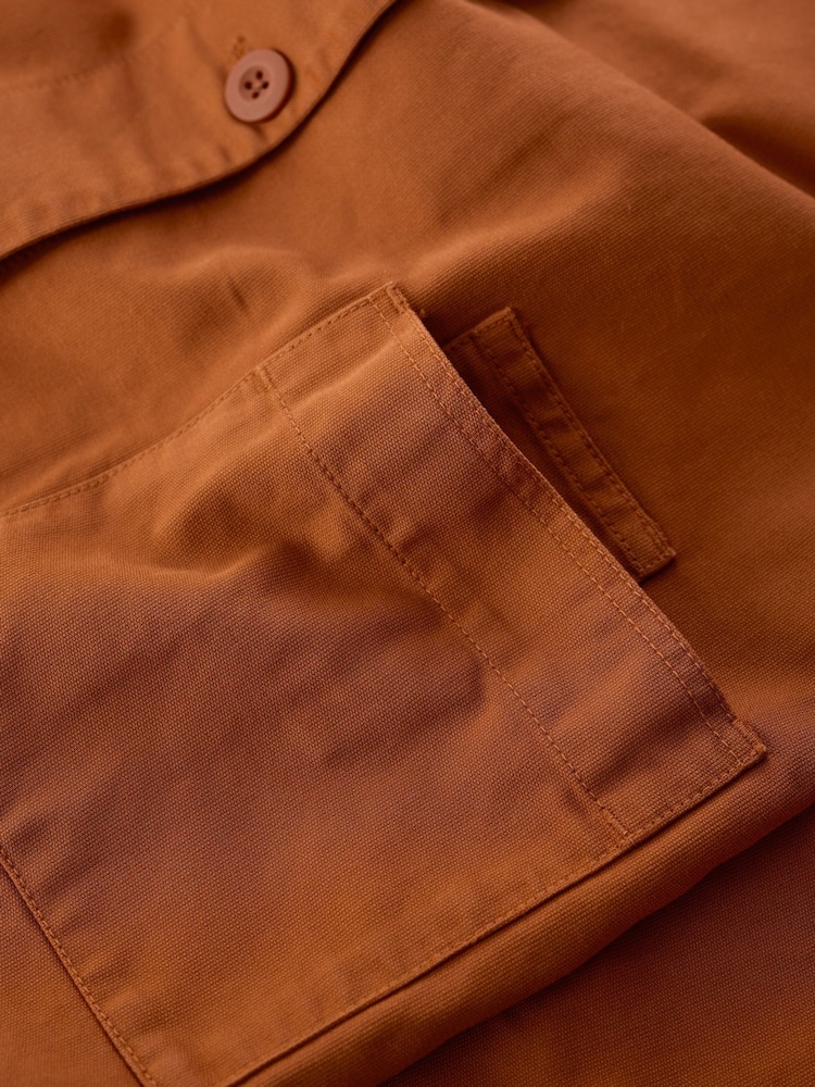 Seasalt Cornwall Brown Coombe Lane Cotton Jacket - Image 5 of 5