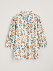 Seasalt Cornwall Yellow Hope Cottage Organic Cotton Blouse - Image 4 of 5