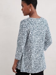 Seasalt Cornwall Blue Risso Jersey Top - Image 2 of 5
