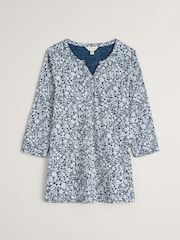 Seasalt Cornwall Blue Risso Jersey Top - Image 4 of 5
