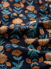Seasalt Cornwall Blue Aventurier Printed Cotton Tunic - Image 5 of 5