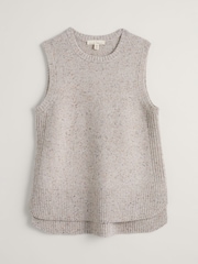 Seasalt Cornwall Natural Coupling Knitted Vest - Image 4 of 5