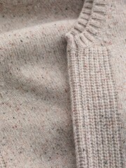 Seasalt Cornwall Natural Coupling Knitted Vest - Image 5 of 5