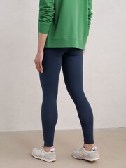 Seasalt Cornwall Blue Sea Dance Cotton Leggings - Image 2 of 5