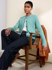 Seasalt Cornwall Blue Tern Tide Cardigan - Image 4 of 7