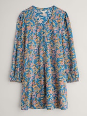 Seasalt Cornwall Blue Peg Loom A-Line Jersey Tunic - Image 4 of 5