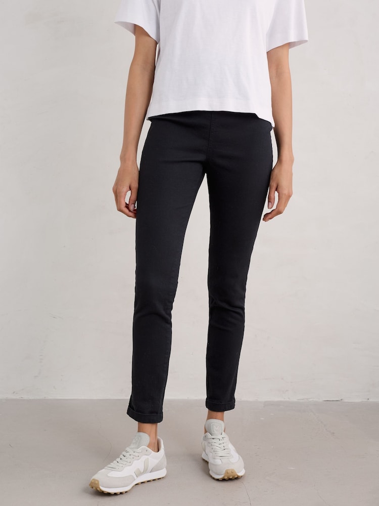 Seasalt Cornwall Black Petite Bosvenning Jeggings - Image 1 of 5