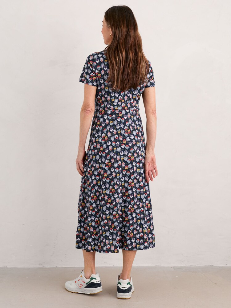 Seasalt Cornwall Black Chapelle Jersey Dress - Image 2 of 5