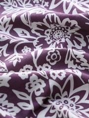 Seasalt Cornwall Purple Easel 3/4 Sleeve Top - Image 5 of 5