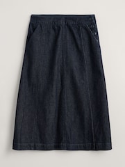 Seasalt Cornwall Blue Capriccio Denim Skirt - Image 4 of 5