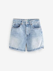 Bleach Bleach Relaxed Turn Up 100% Cotton Denim Shorts - Image 6 of 8