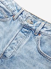 Bleach Bleach Relaxed Turn Up 100% Cotton Denim Shorts - Image 7 of 8