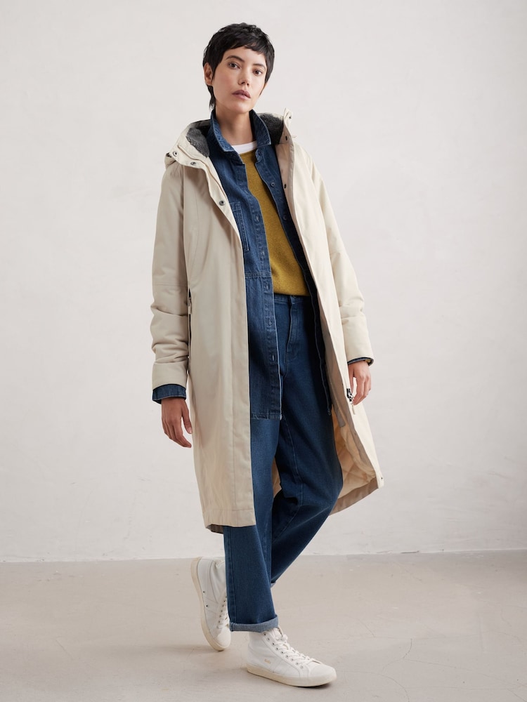 Seasalt Cornwall Natural Janelle Raincoat - Image 1 of 5 Seasalt Cornwall Natural Janelle Raincoat - Image 1 of 5