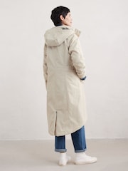 Seasalt Cornwall Natural Janelle Raincoat - Image 3 of 5