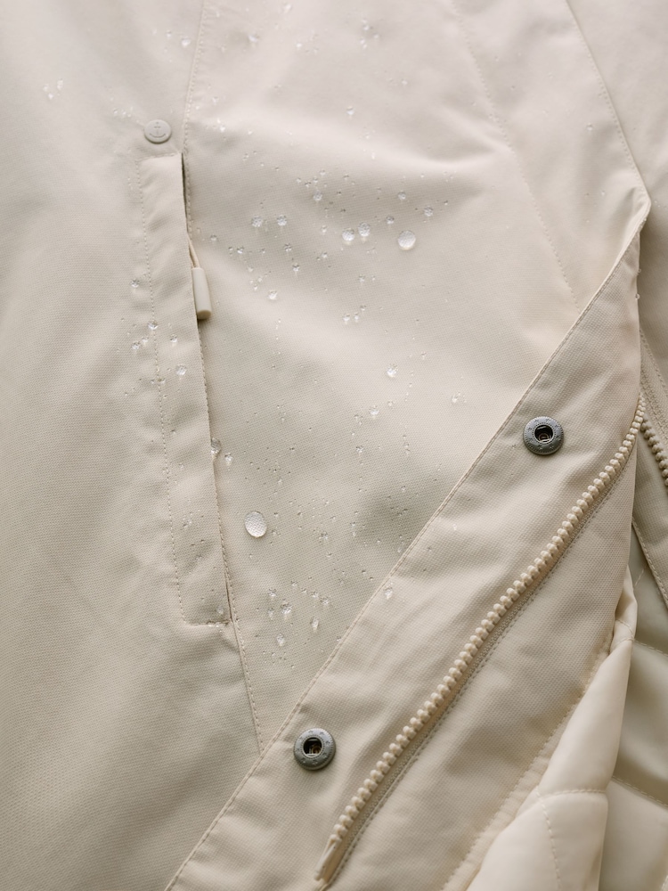 Seasalt Cornwall Natural Janelle Raincoat - Image 5 of 5 Seasalt Cornwall Natural Janelle Raincoat - Image 5 of 5