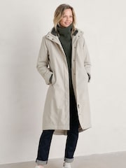 Seasalt Cornwall Natural Petite Janelle Raincoat - Image 1 of 9