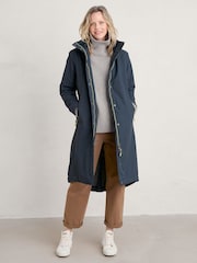 Seasalt Cornwall Squid Ink Janelle Raincoat - Image 1 of 6