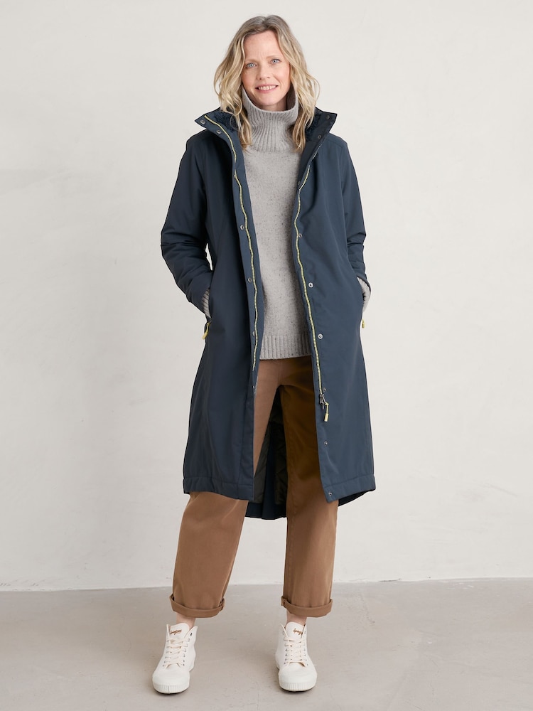 Seasalt Cornwall Squid Ink Janelle Raincoat - Image 1 of 6