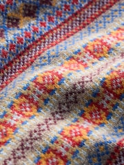 Seasalt Cornwall Black Mens Fair Isle Walt Vest - Image 5 of 5