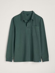 Seasalt Cornwall Green Mens Herdsman Organic Cotton Rugby Top - Image 4 of 5