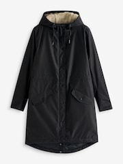 Seasalt Cornwall Black Plant Hunter Coat - Image 4 of 6