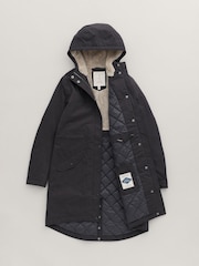 Seasalt Cornwall Black Plant Hunter Coat - Image 5 of 6