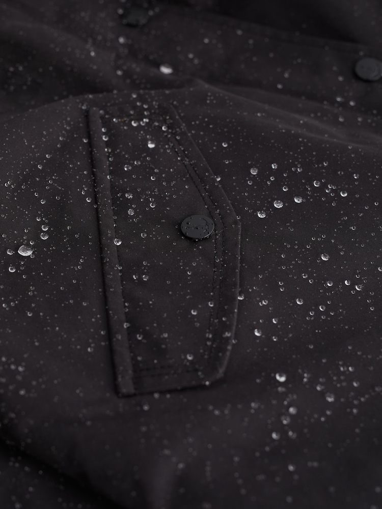Seasalt Cornwall Black Plant Hunter Coat - Image 6 of 6
