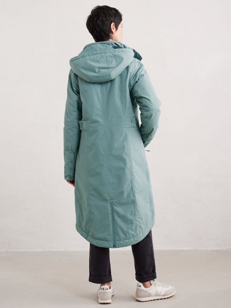 Seasalt Cornwall Lichen Tall Janelle Raincoat - Image 2 of 5