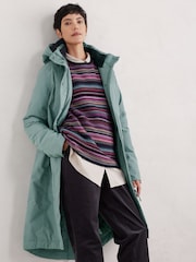 Seasalt Cornwall Lichen Tall Janelle Raincoat - Image 3 of 5