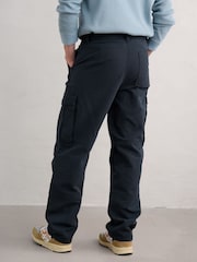 Seasalt Cornwall Blue Mens Launchman 100% Cotton Cargo Trousers - Image 2 of 5