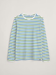 Seasalt Cornwall White/Multi Mens Sailor Shirt With Crew Neck - Image 4 of 5