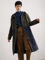 Seasalt Cornwall Black Chapel Rock Waterproof Coat - Image 3 of 4