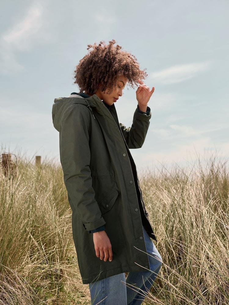 Seasalt Cornwall Green Plant Hunter Coat - Image 2 of 9