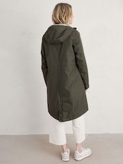 Seasalt Cornwall Green Plant Hunter Coat - Image 6 of 9