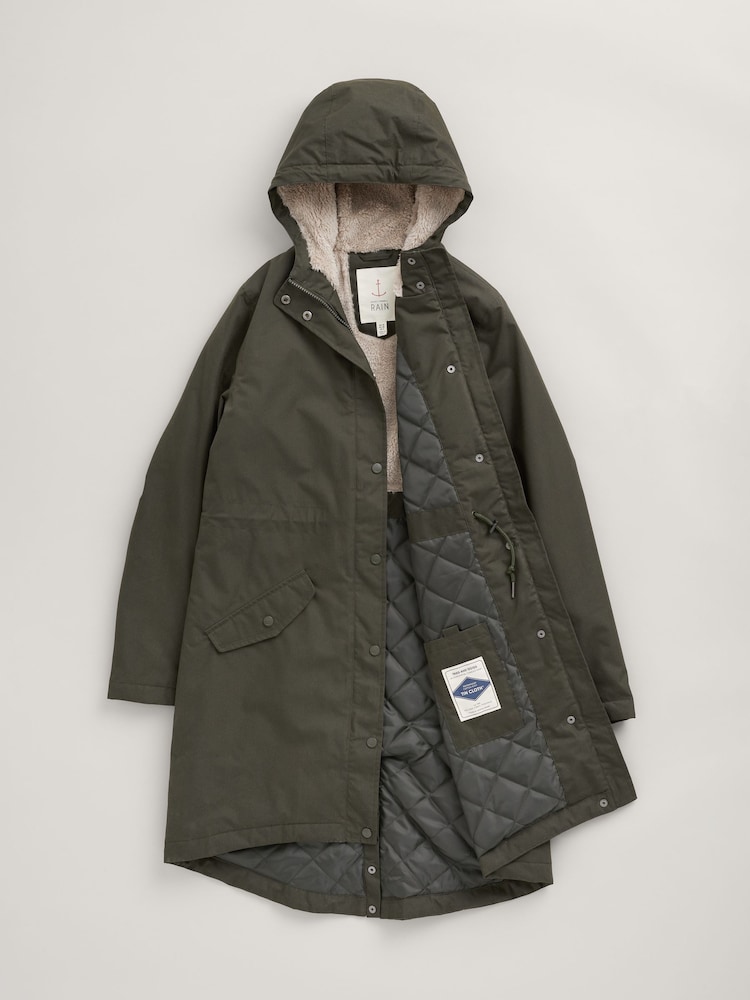 Buy Seasalt Cornwall Green Plant Hunter Waterproof Parka Coat from the Next  UK online shop