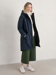 Seasalt Cornwall Blue Tall Plant Hunter 2 Coat - Image 1 of 5