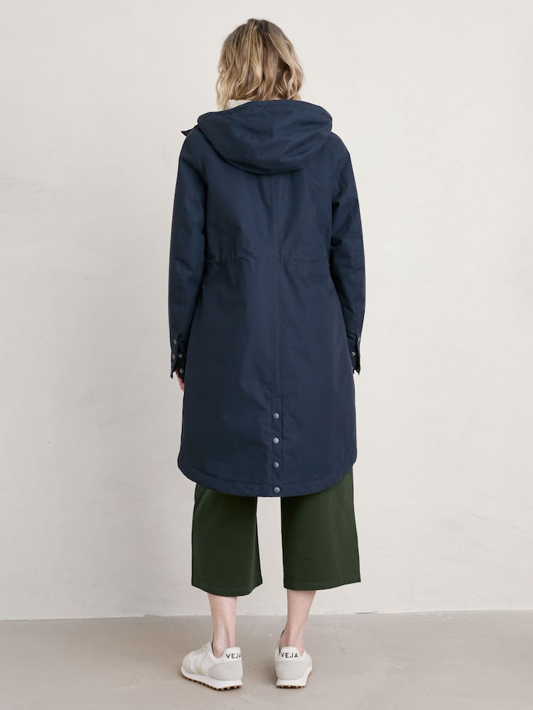 Seasalt Cornwall Blue Tall Plant Hunter 2 Coat - Image 2 of 5