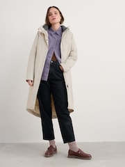 Seasalt Cornwall Natural Tall Janelle Raincoat - Image 6 of 8
