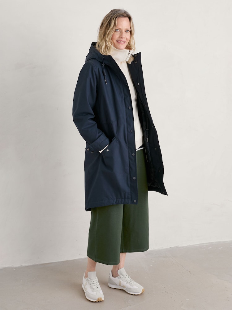 Seasalt Cornwall Blue Plant Hunter Coat - Image 1 of 6