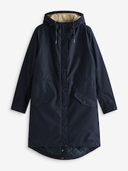 Seasalt Cornwall Blue Plant Hunter Coat - Image 4 of 6