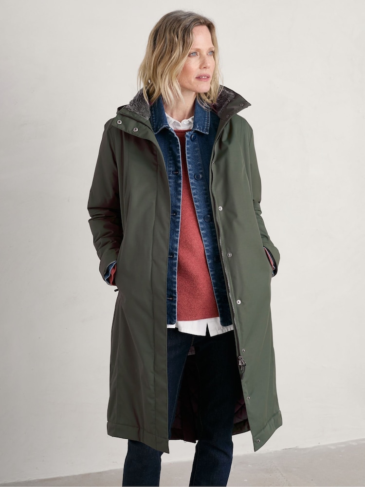 Seasalt Cornwall Woodland Janelle Raincoat - Image 1 of 5
