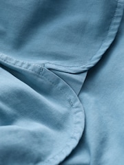 Seasalt Cornwall Blue Mens Jackdaw Cotton Twill Shirt - Image 5 of 5