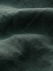 Seasalt Cornwall Green Mens Porlock 100% Linen Shirt - Image 5 of 5